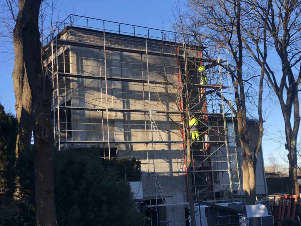 M. K. Paco g. 4B (M. K. Paco g. 4B) - Office center - construction photos