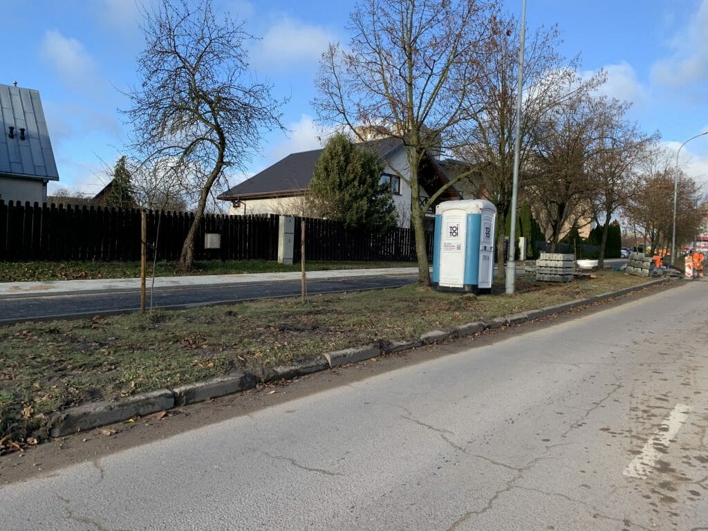 Fabijoniškių g. dviračių takas nuo Ateities g. iki Ukmergės g. (Fabijoniškių g.) - Bike path - construction photos