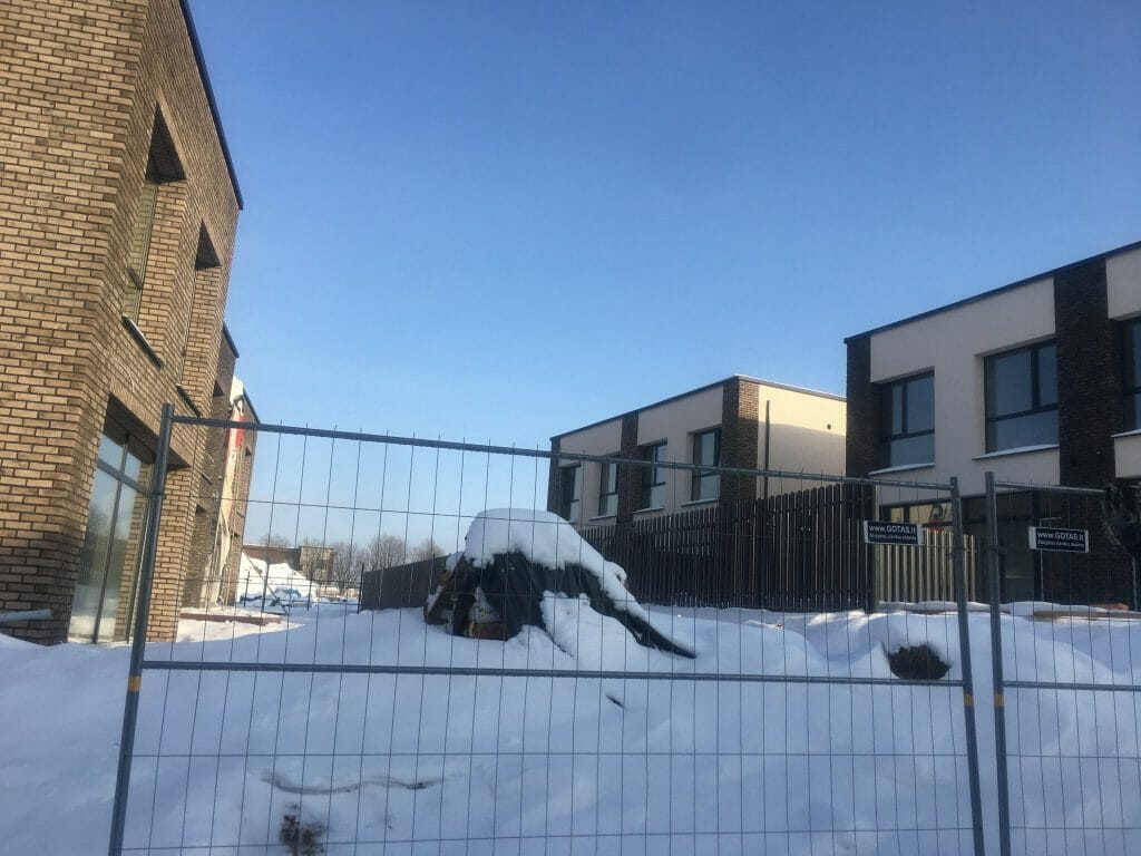Kalnėnų oazė (Lyvių g. 14) - Row housing - construction photos