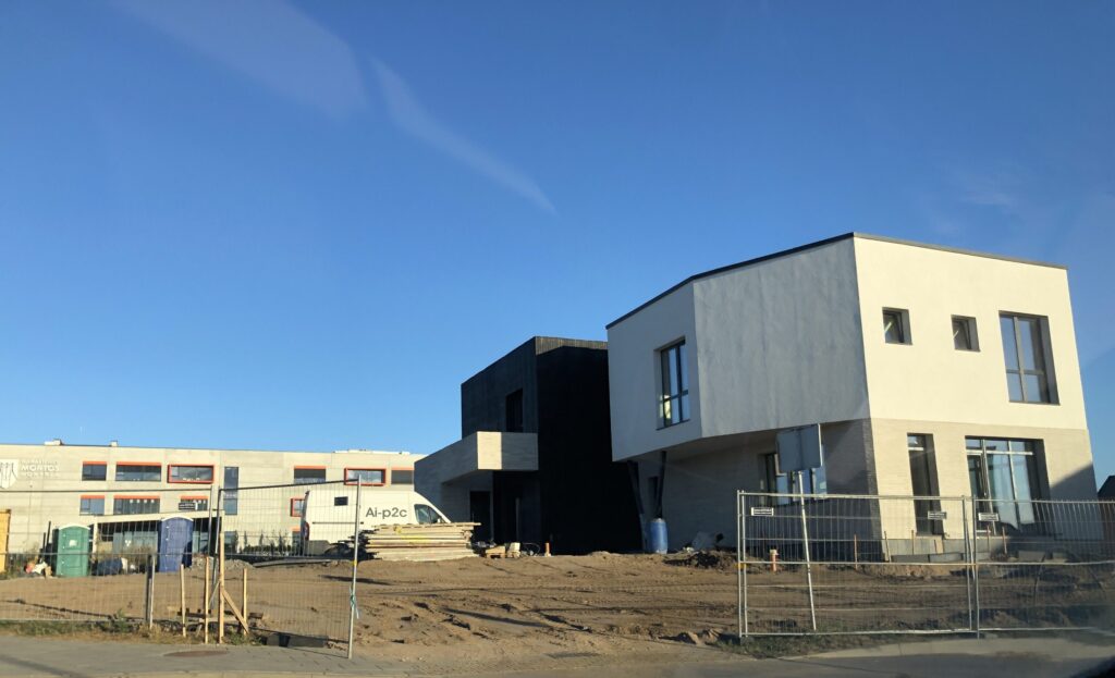 Armėnų namai (Armėnų g. 2, 14, 19 / Savičiūnų g. 3, 5, 7) - Row housing - construction photos