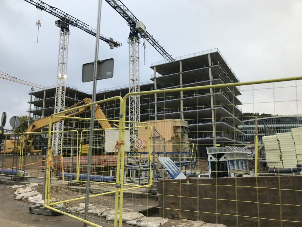 CORE (Ukmergės g. 126) - Office center - construction photos