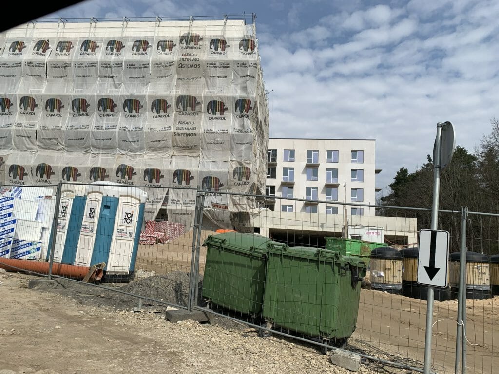 Veikmės Parko namai (Didlaukio g.) - Multi apartment - construction photos