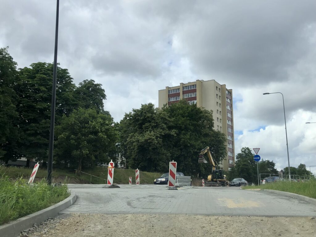 Dariaus ir Girėno g. dviračių takas (Dariaus ir Girėno g.) - Bike path - construction photos