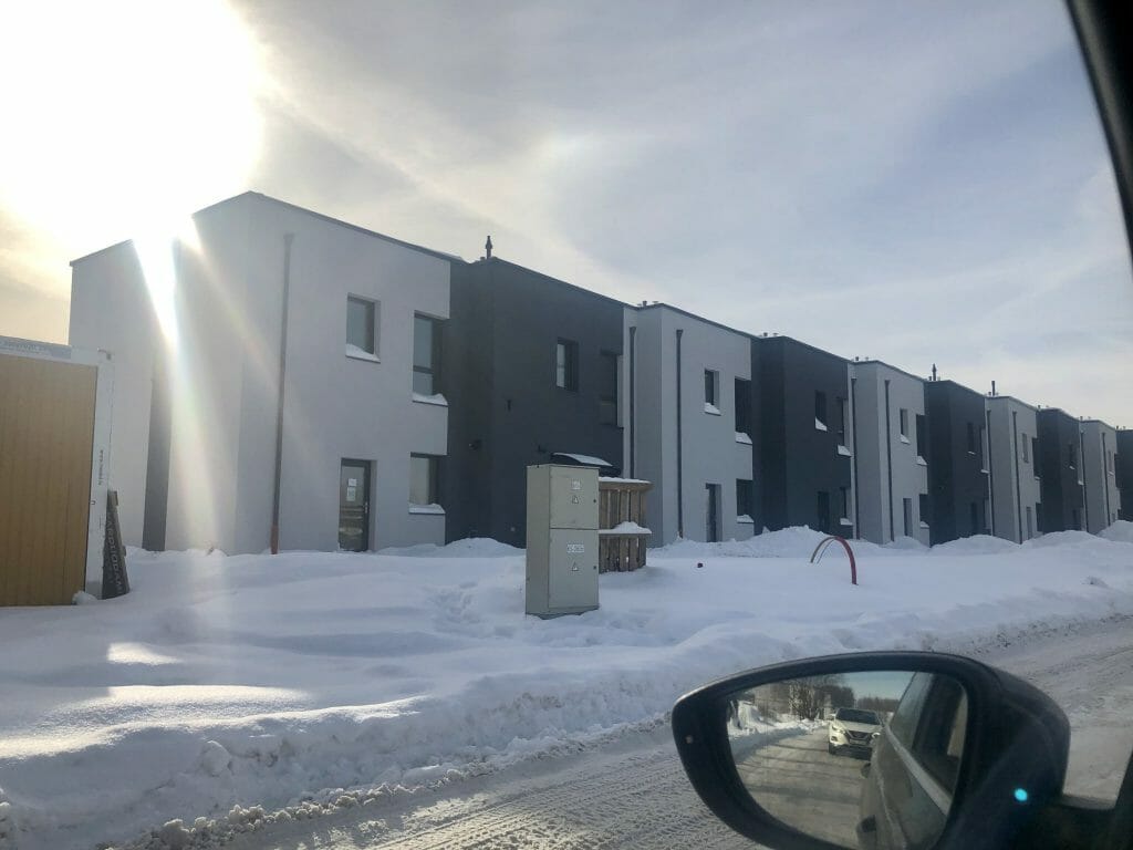 Vorupės namai (Vorupės g. 73) - Row housing - construction photos