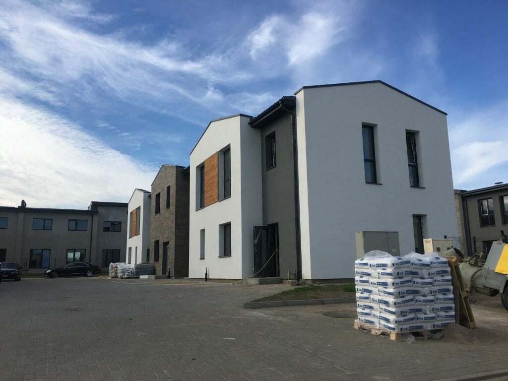 Kotedžai Kalnėnuose 2 etapas (Kroatų g.) - Row housing - construction photos