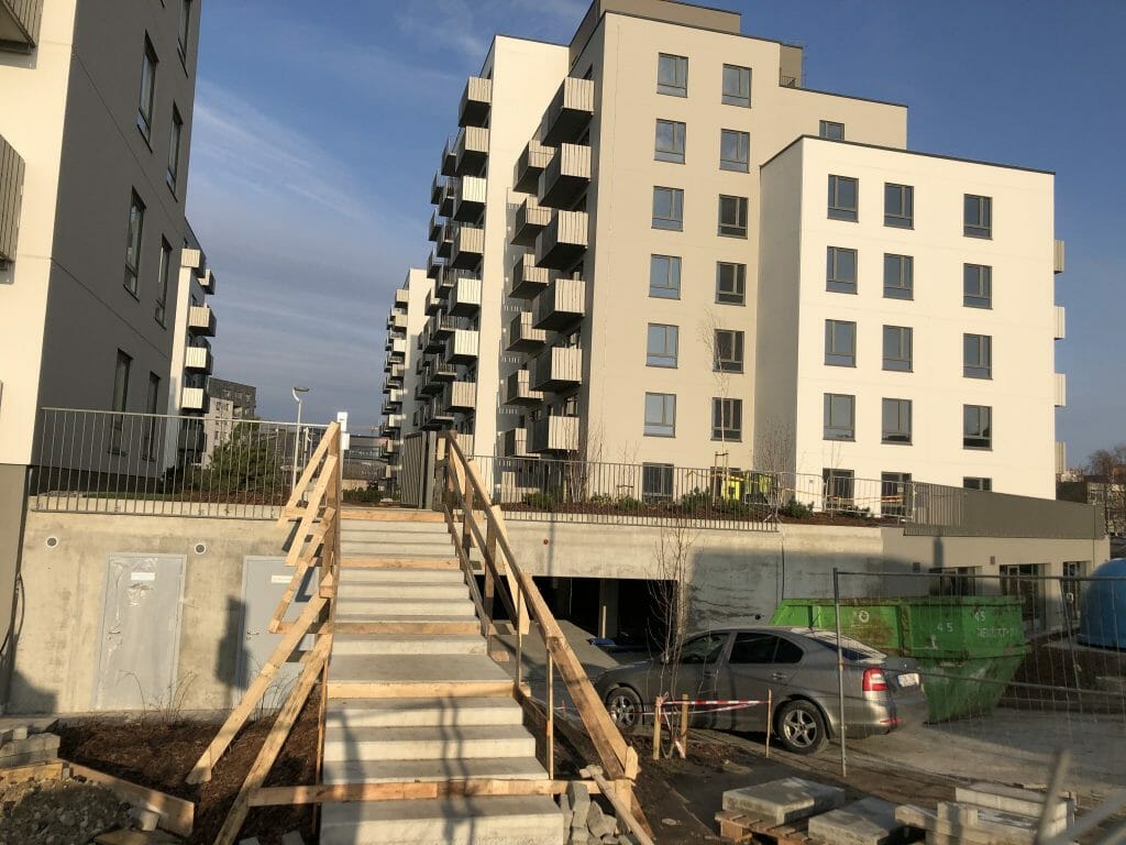 Linkmenų ežerai 3 etapas (Linkmenų g. 58) - Multi apartment - construction photos