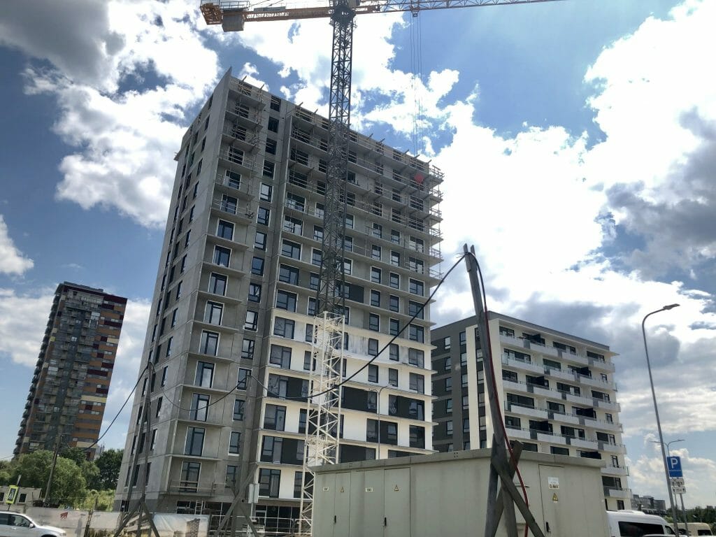 Horizon (Viršuliškių skg. 58) - Multi apartment - construction photos