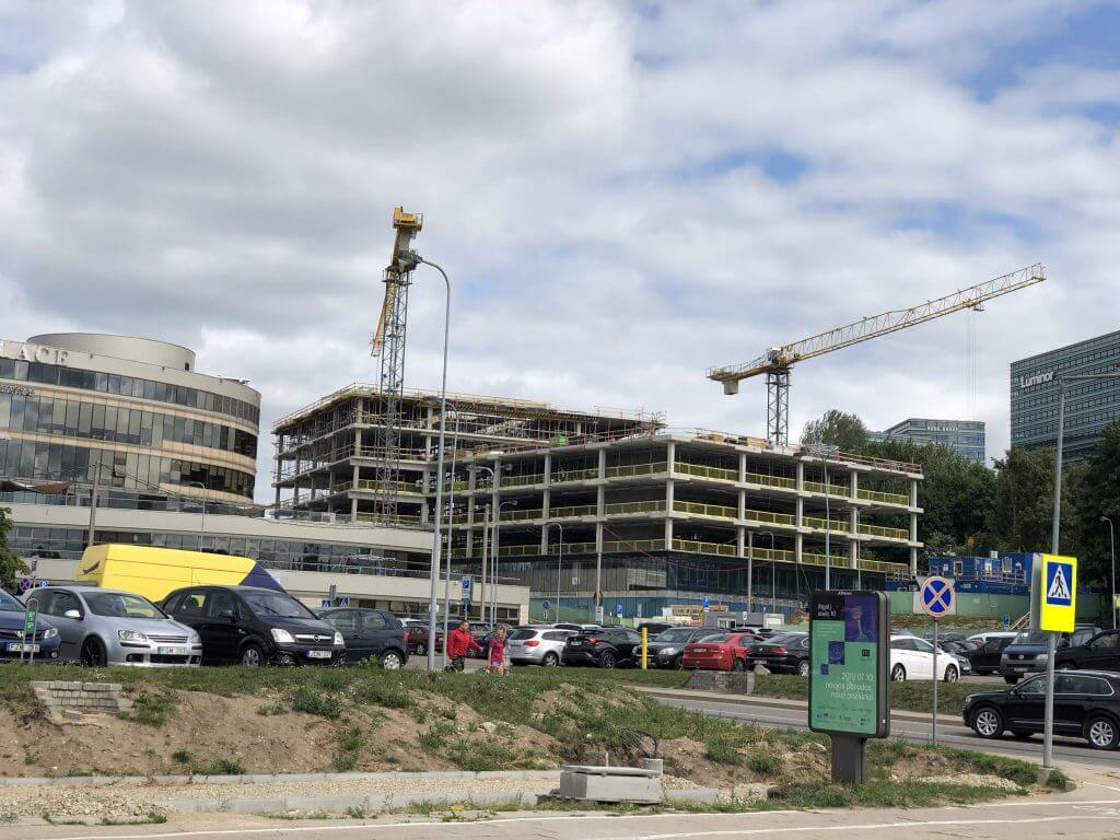 SEB administracinis (Gedimino Baravyko g. 4) - Biroju centrs - būvdarbu attēli