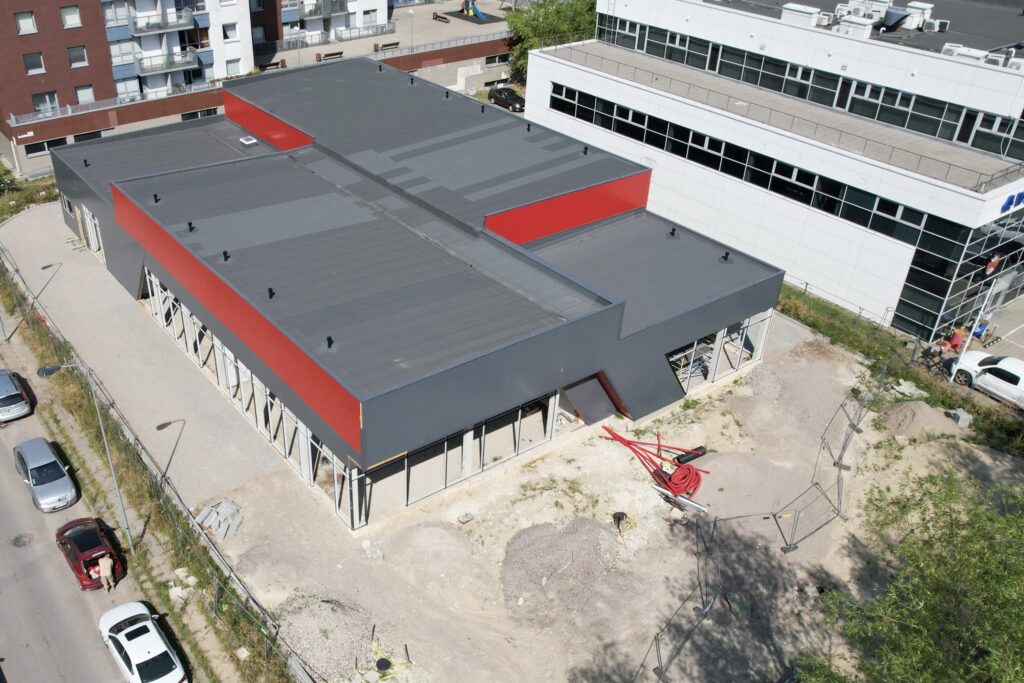 Baltijos pr. 12 (Baltijos pr. 12) - Tirdzniecības centrs - būvdarbu attēli