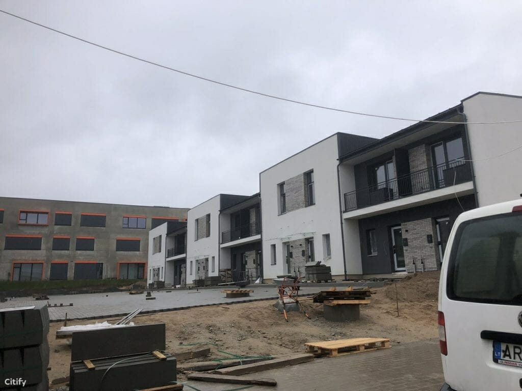 Lukšinės namai (Albanų g. 10) (Albanų g. 10) - Row housing - construction photos