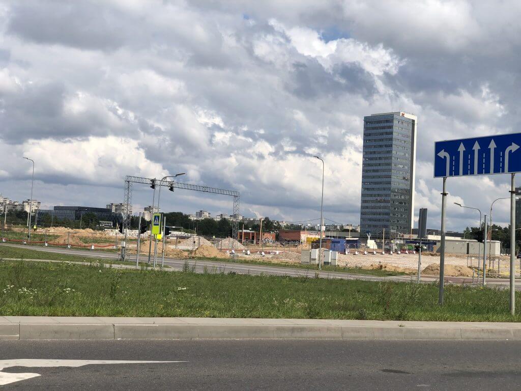 Vilnius OUTLET (Vytauto Pociūno g. 8) - Shopping center - construction photos