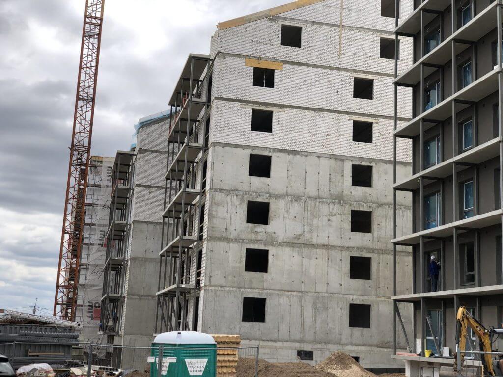 Žvėryno panoramos (Siesikų g. 14) - Multi apartment - construction photos