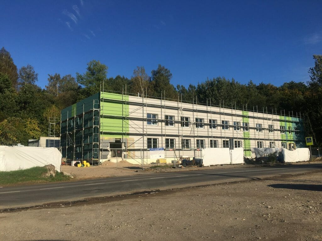 Vilniaus nakvynės namai (A. Kojelavičiaus g. 50) - Specialized care center - construction photos