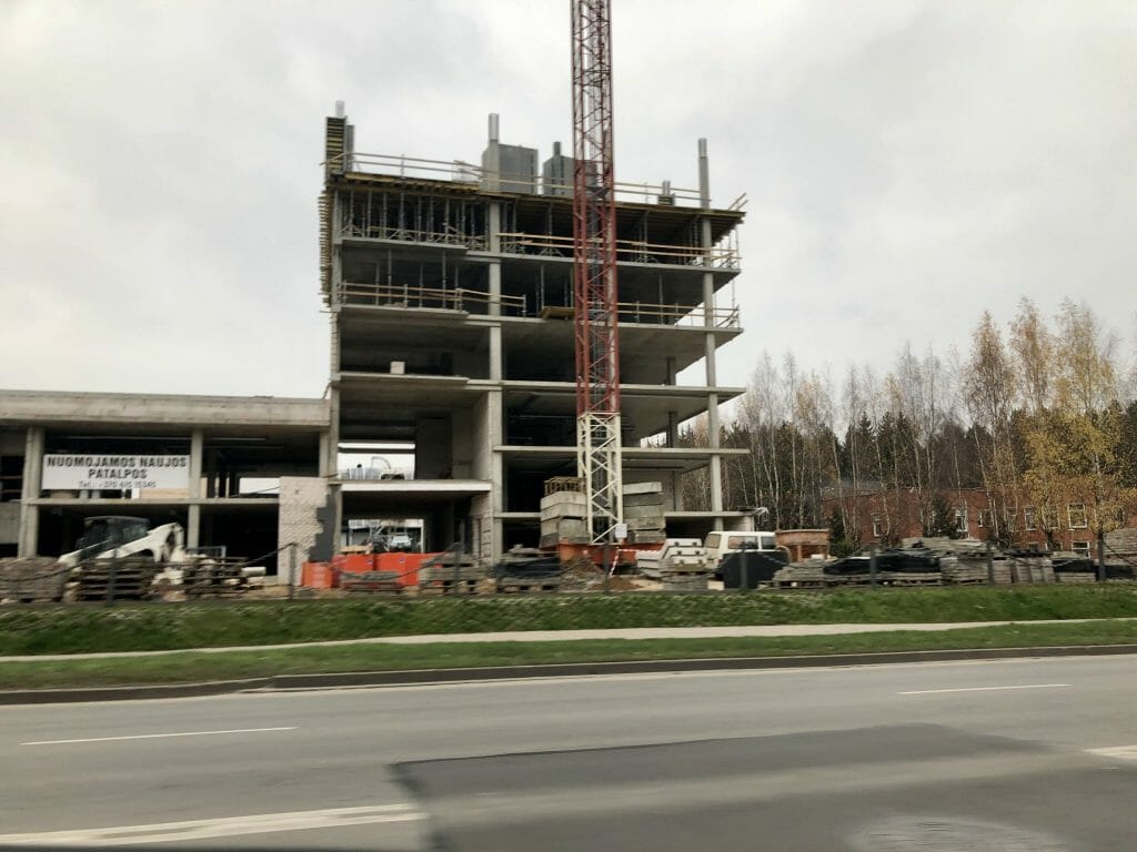 Ateities Trio verslo centras (Ateities g. 29) - Office center - construction photos