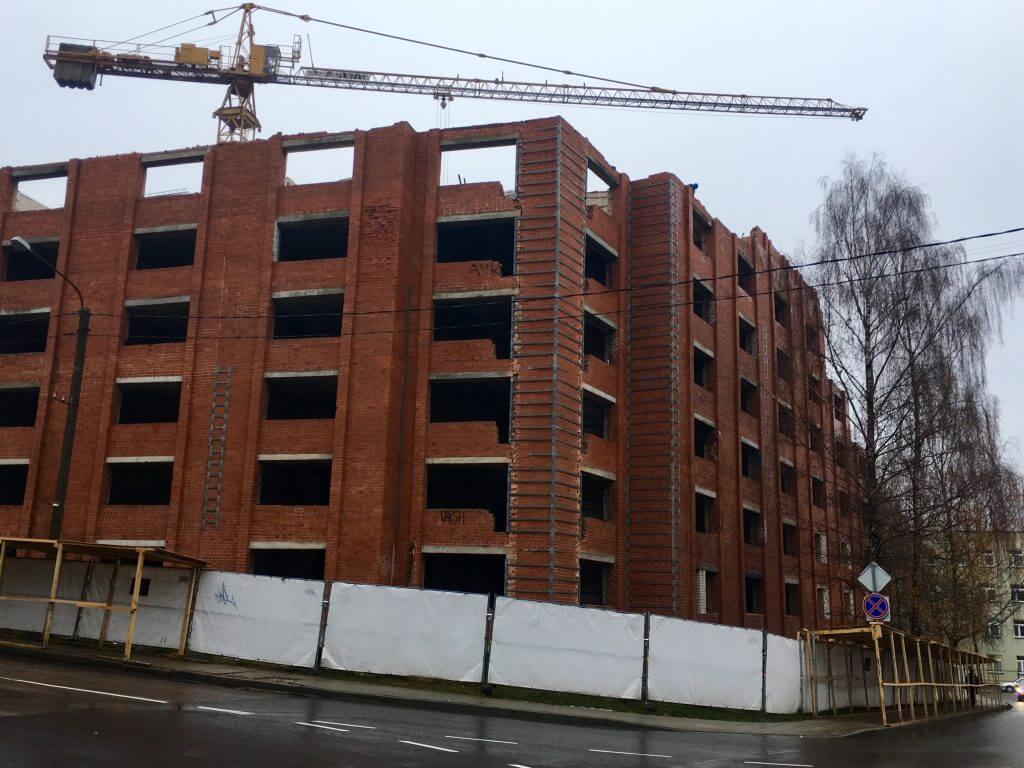 Sapiegų 19 (L. Sapiegos g. 19) - Multi apartment - construction photos