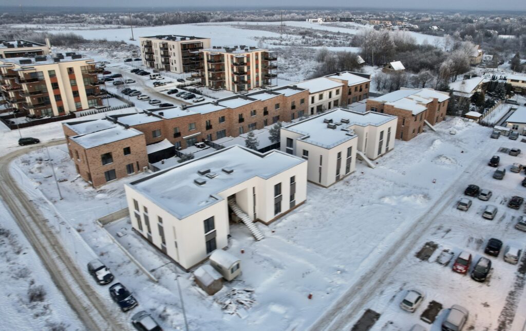 Naujasis Antakalnis Taurijos g. 45, 47, 49, 51, 53, 55 (Taurijos g. 45, 47, 49, 51, 53, 55) - Row housing - construction photos