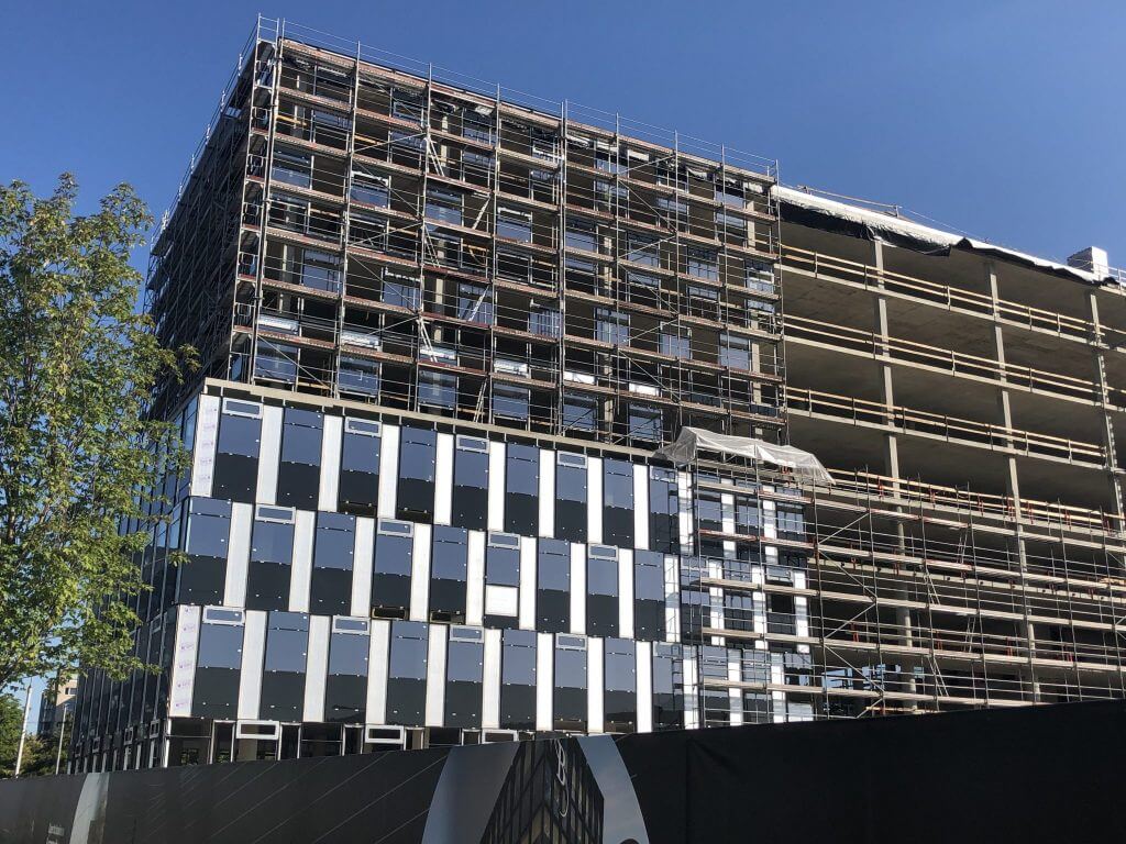 Business Stadium North (Rinktinės g. 3) - Verslo centras - statybų nuotraukos