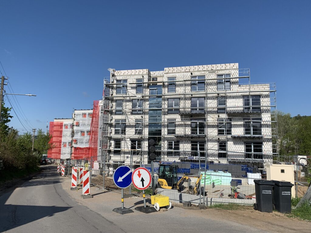LINK TEN (Linkmenų g. 19) - Multi apartment - construction photos