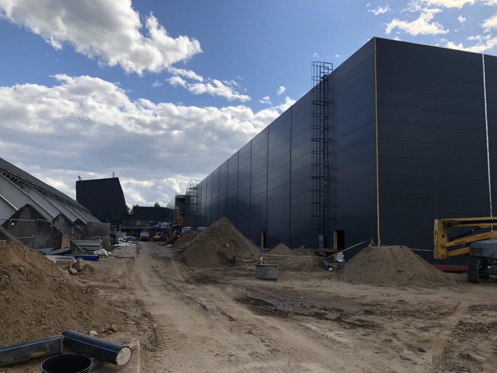 SEB arenos plėtra (Ąžuolyno g. 7) - Sports arena - construction photos