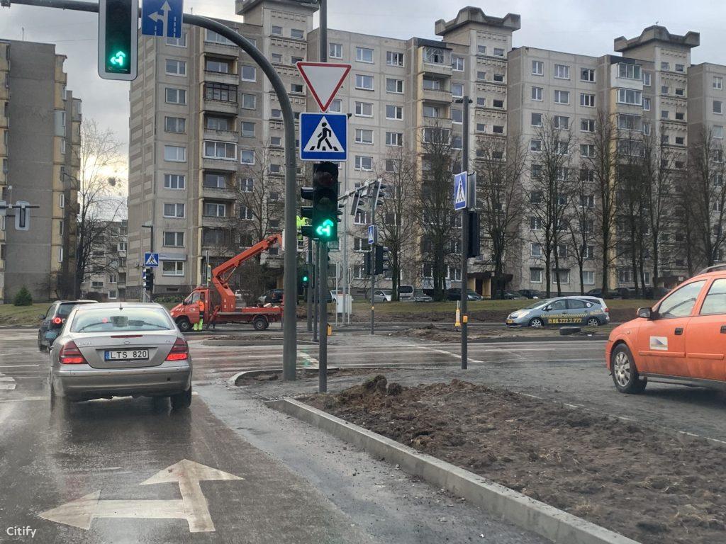 Baltų pr. ir Rasytės g. sankryža (Baltų pr., Rasytės g. ) - Ceļš - būvdarbu attēli