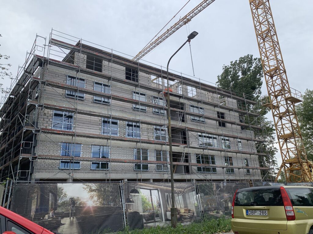 Žeimenos 127 (Žeimenos g. 127) - Multi apartment - construction photos