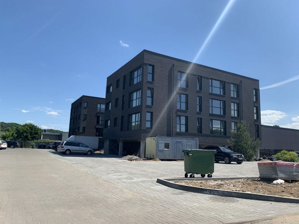 Lampėdžių vilos (Rimties skg. 5, 5A) - Multi apartment - construction photos