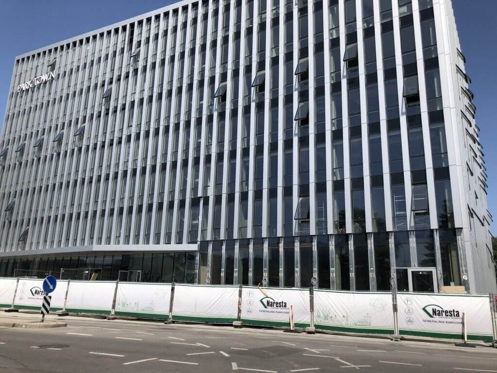 Park Town (Lvovo g. 105A) - Office center - construction photos