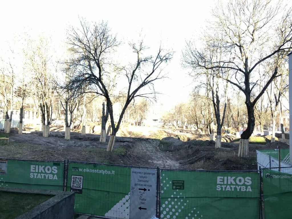 Reformatų parkas (Pylimo g.) - Parkas - statybų nuotraukos