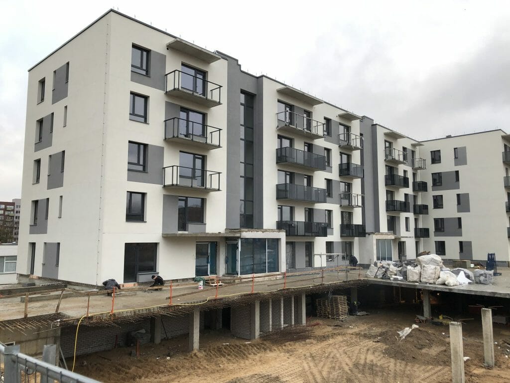 Kavoliuko 14 (A. P. Kavoliuko g. 14) - Multi apartment - construction photos