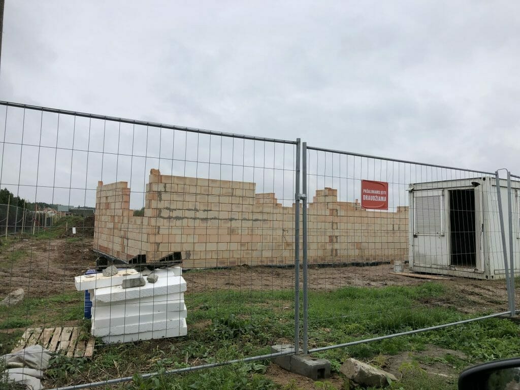 Garšvės slėnis (Pagaršvio aklg. ) - Private house community - construction photos