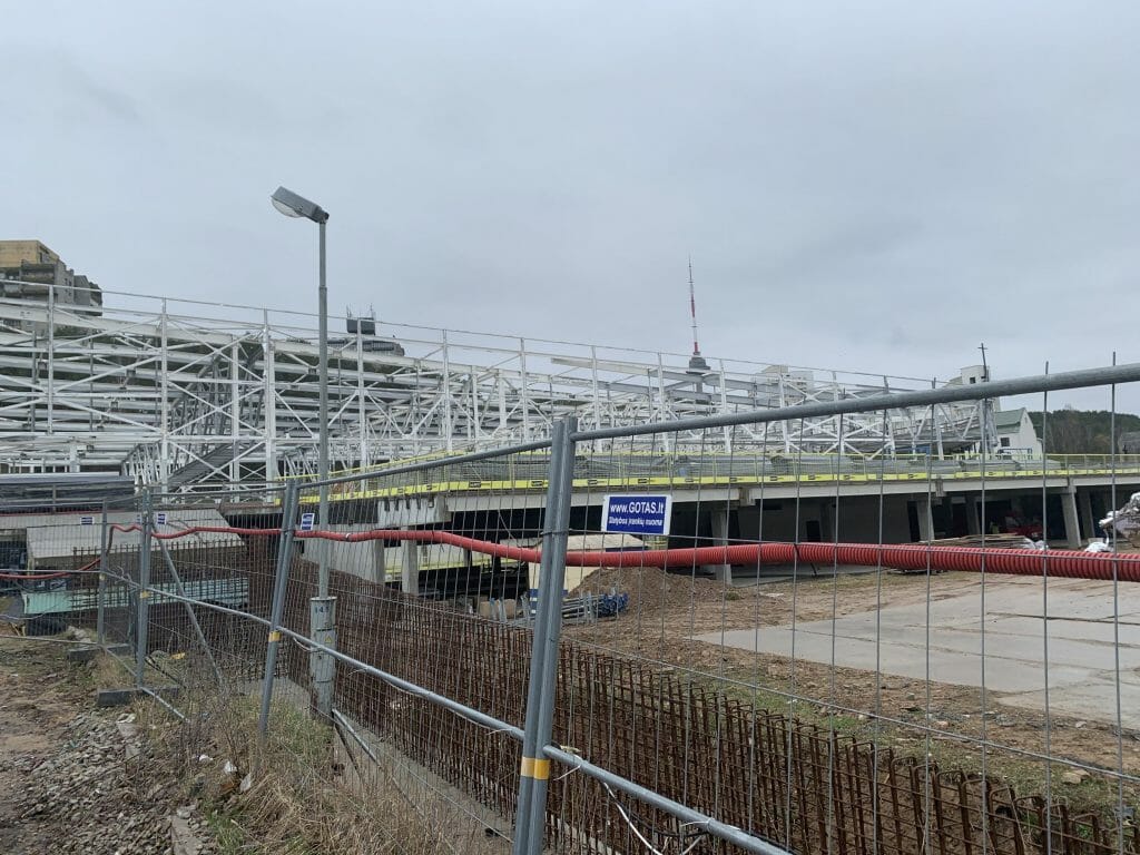 Lazdynų baseinas (Erfurto g. 13) - Pool - construction photos