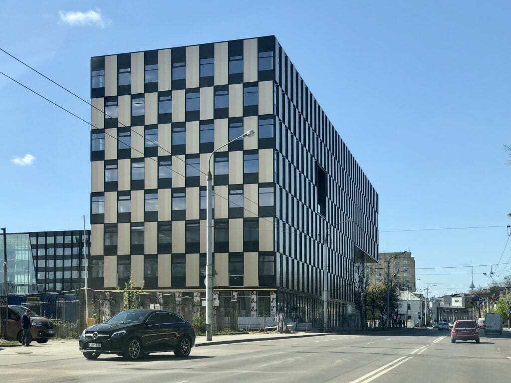 Business Stadium North (Rinktinės g. 3) - Verslo centras - statybų nuotraukos