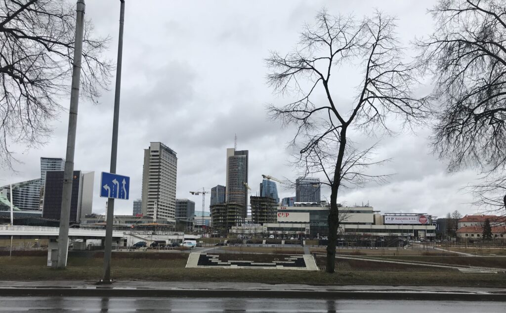 Artery (Konstitucijos pr. 18B) - Biroju centrs - būvdarbu attēli