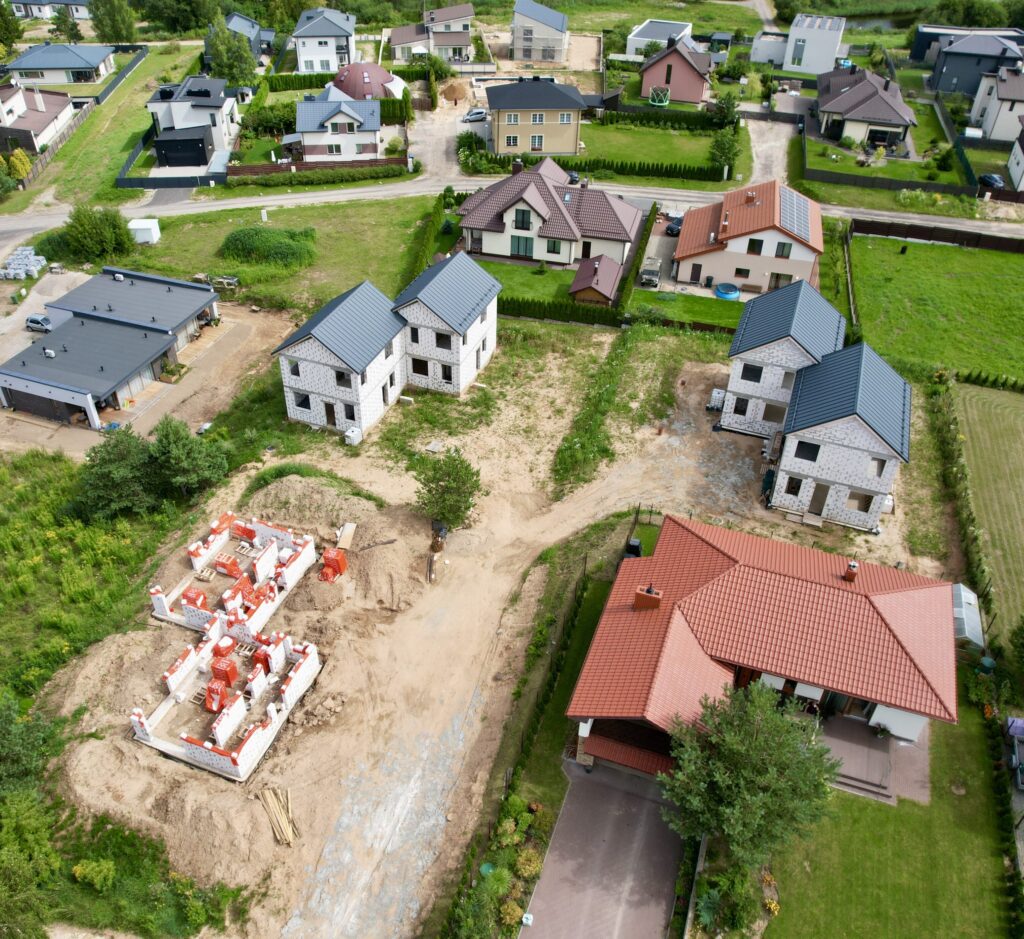 Nakvišų g. 25, 27, 29 (Nakvišų g. 25, 27, 29) - Row housing - construction photos