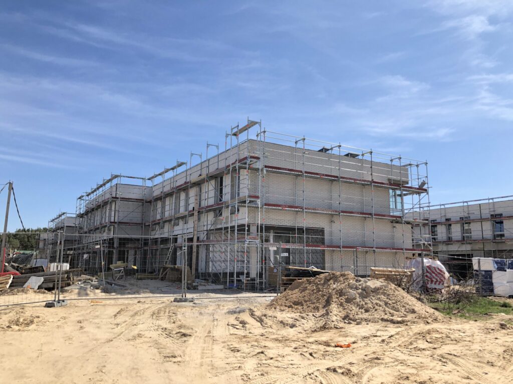 Bitėnų oazė 3 etapas (Bitėnų g. 3H) - Row housing - construction photos