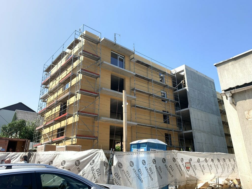 Pa Nauja (Panevėžio g. 23) - Multi apartment - construction photos