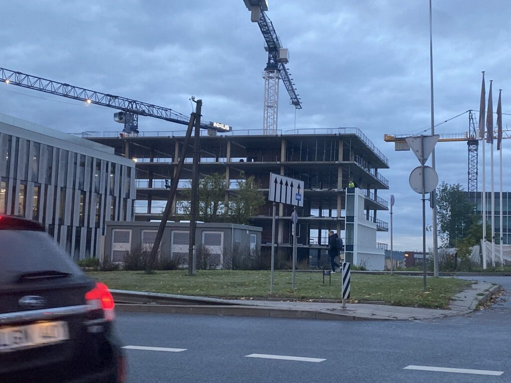 CORE (Ukmergės g. 126) - Office center - construction photos