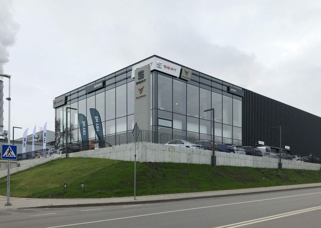 Panerių g. 57 (Panerių g. 57) - Showroom / Service center - construction photos