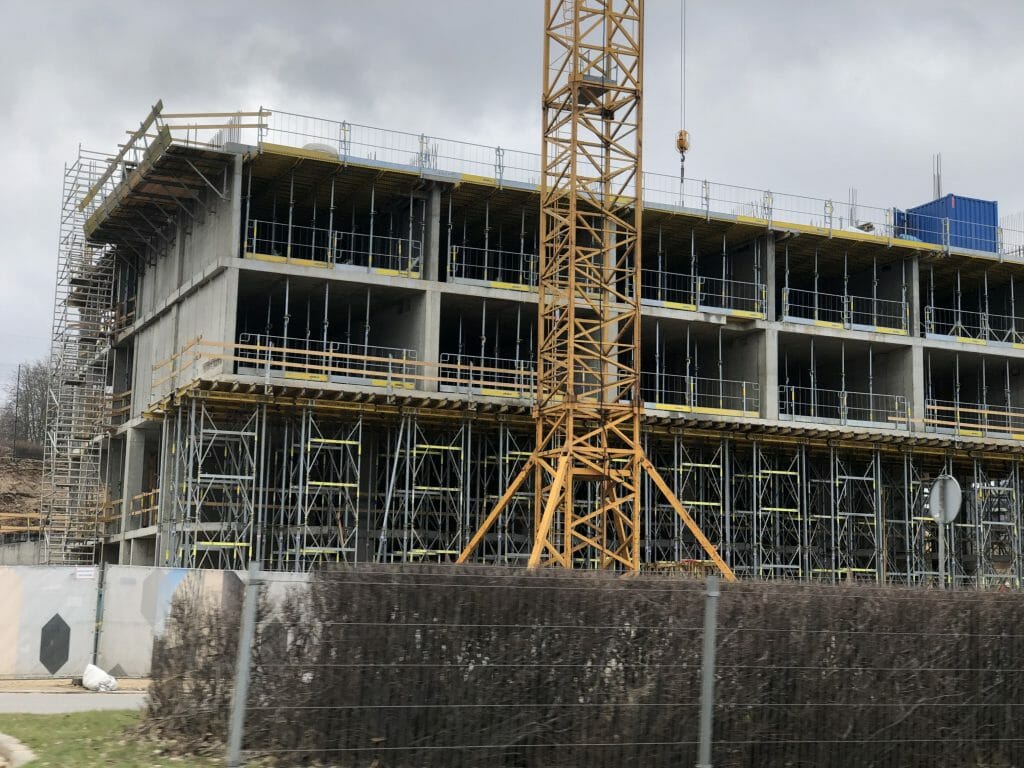 Centrinio archyvo priestatas (O. Milašiaus g. 23) - Administrative - construction photos