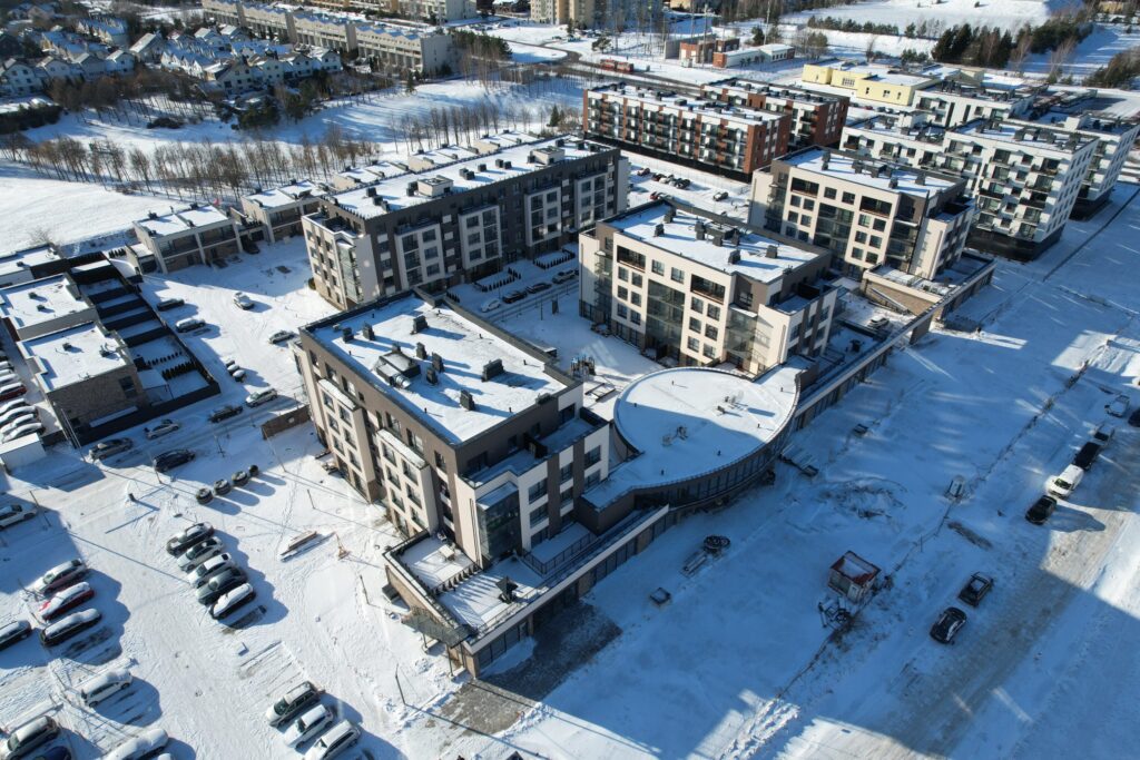 Bitėnų oazė 1-2 etapai (Bitėnų g. 3D, 1B) - Multi apartment - construction photos