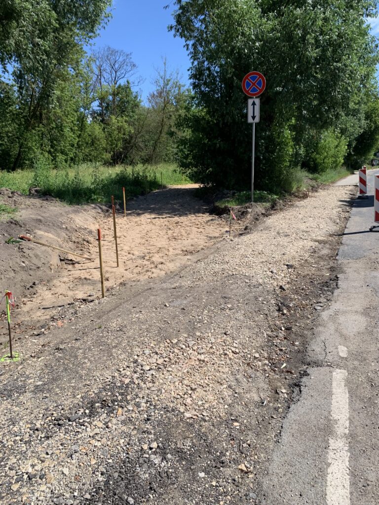 Velosipēdu ceļš Centrs - Ziepniekkalns (Akmeņu iela, Vienības gatve, Telts iela, Valdeķu iela) - Bike path - construction photos