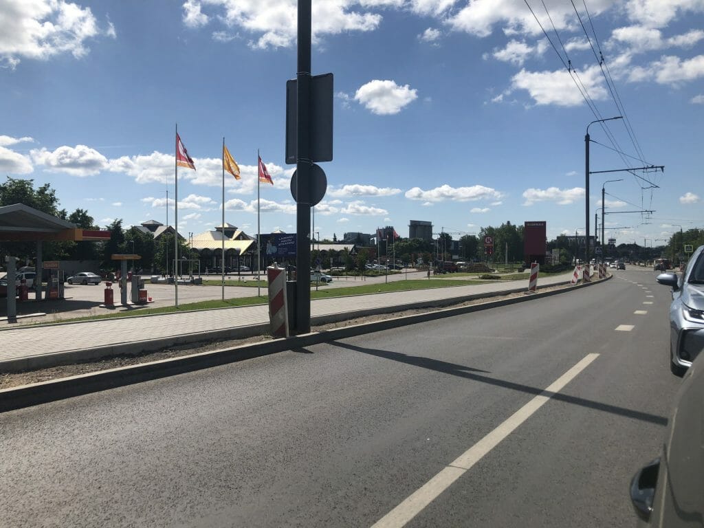 Pramonės pr. atnaujinimas (Pramonės pr.) - Bike path, Street - construction photos
