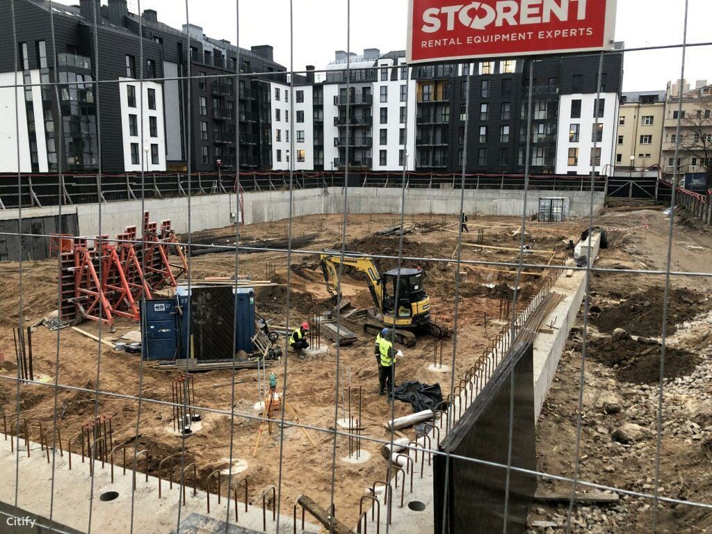 Parko namai 3 etapas (Krėvos g. 6) - Multi apartment - construction photos