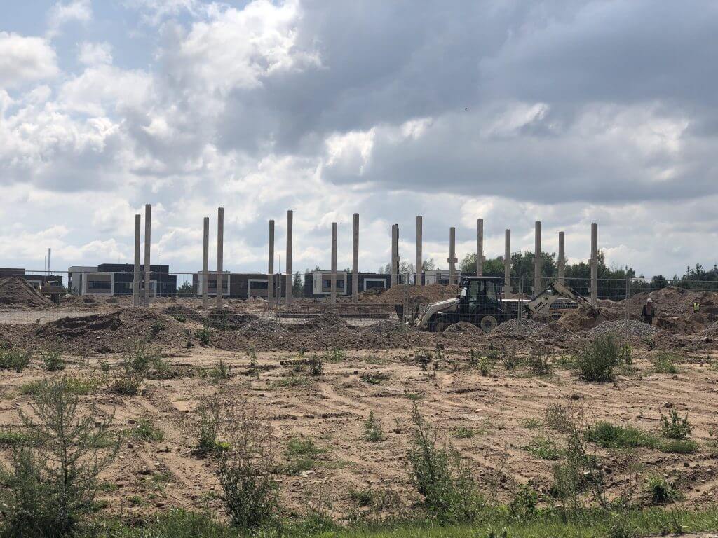 Moki-veži Pilaitė (Pilkalnio g. 3) - Shopping center - construction photos