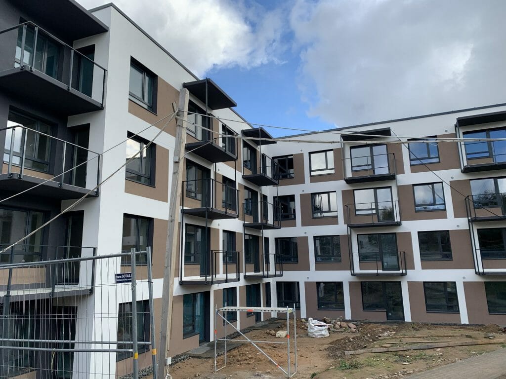 Ozo sodai (Šeškinės Sodų g. 12) - Daugiabutis - statybų nuotraukos