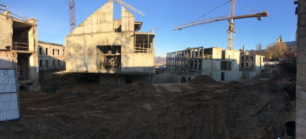 Misionierių sodai (Subačiaus g. 20) - Multi apartment - construction photos