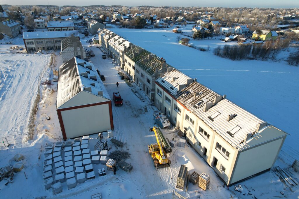 Naujoji Anglija 2.0 (Juodasis kel. 79N) - Row housing - construction photos