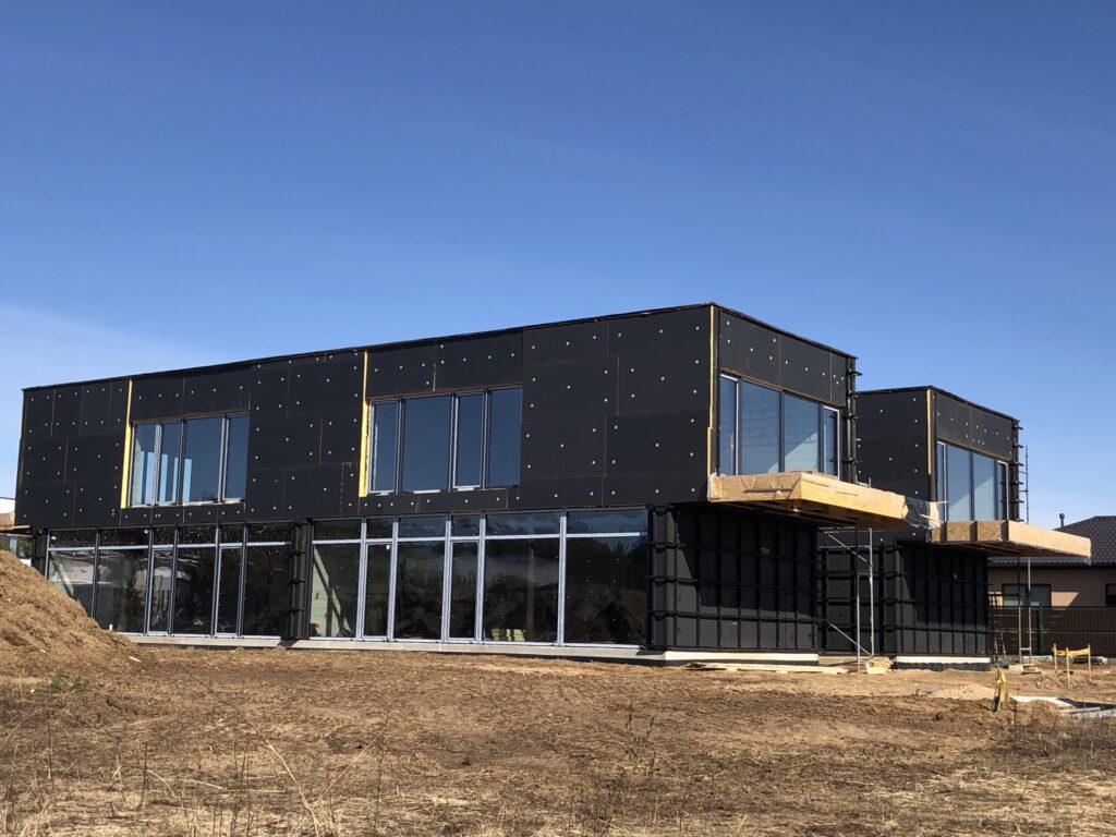 Gelužės kalvos (Našlaičių g. 3) (Našlaičių g. 3, 4, 5, 6, 7, 8) - Row housing - construction photos