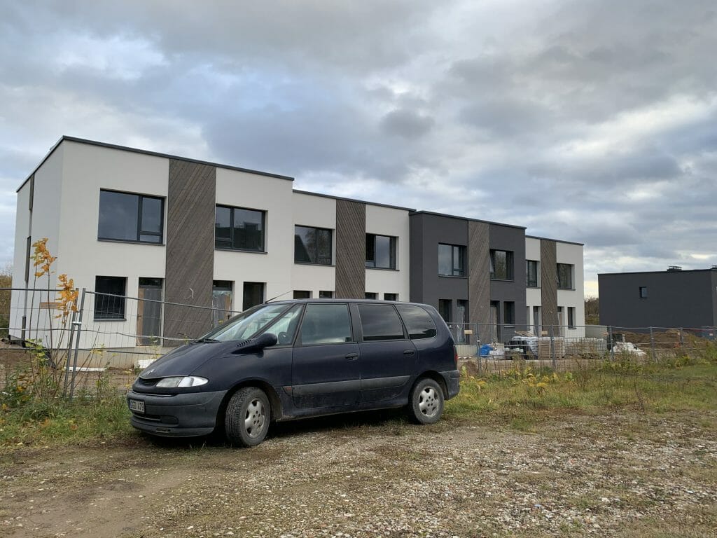 24 terasos (Tarandės g. 24C, 24D, 24E, 24F, 24G, 24H, 24J, 24K, 24L, 24M, 24N, 24P) - Row housing - construction photos