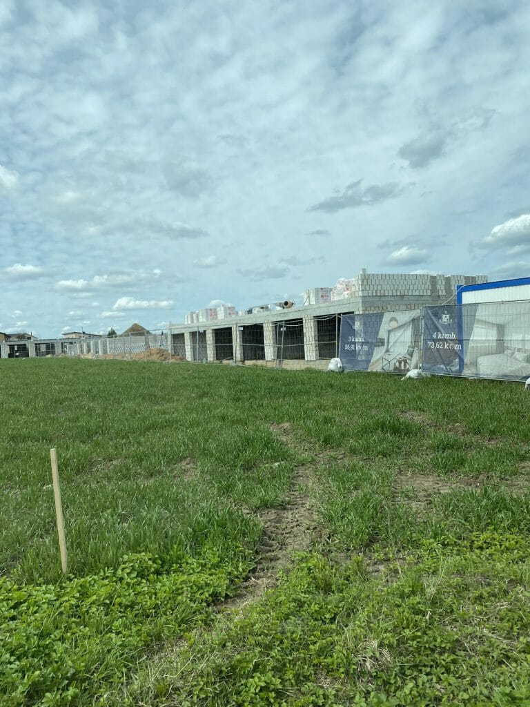 Naujoji Anglija 2.0 (Juodasis kel. 79N) - Row housing - construction photos